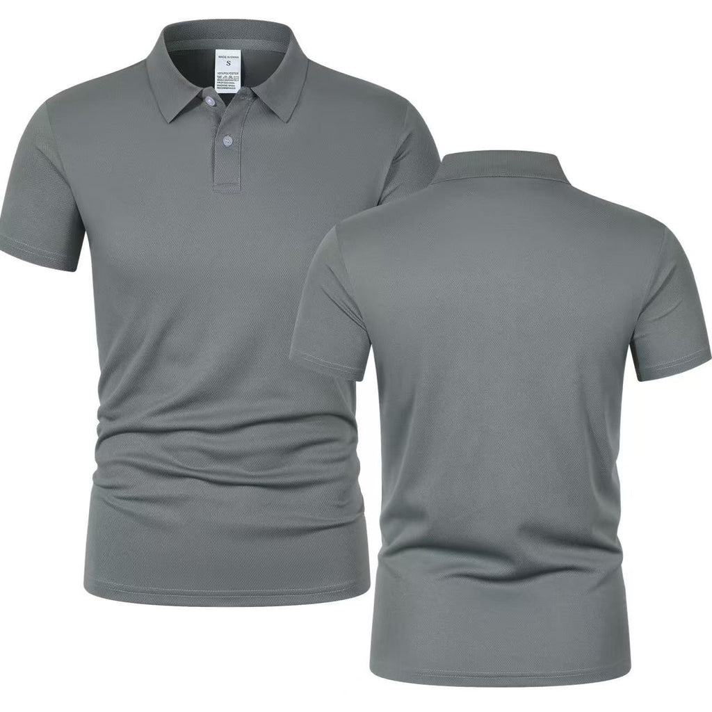 Sports Shirt 2026 Hot Sale Mens Summer Casual Breathable Comfortable Polo Shirt Mens Solid Color High Quality