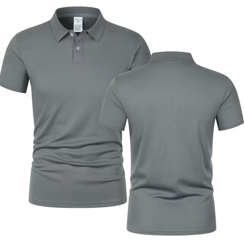 Sports Shirt 2026 Hot Sale Mens Summer Casual Breathable Comfortable Polo Shirt Mens Solid Color High Quality