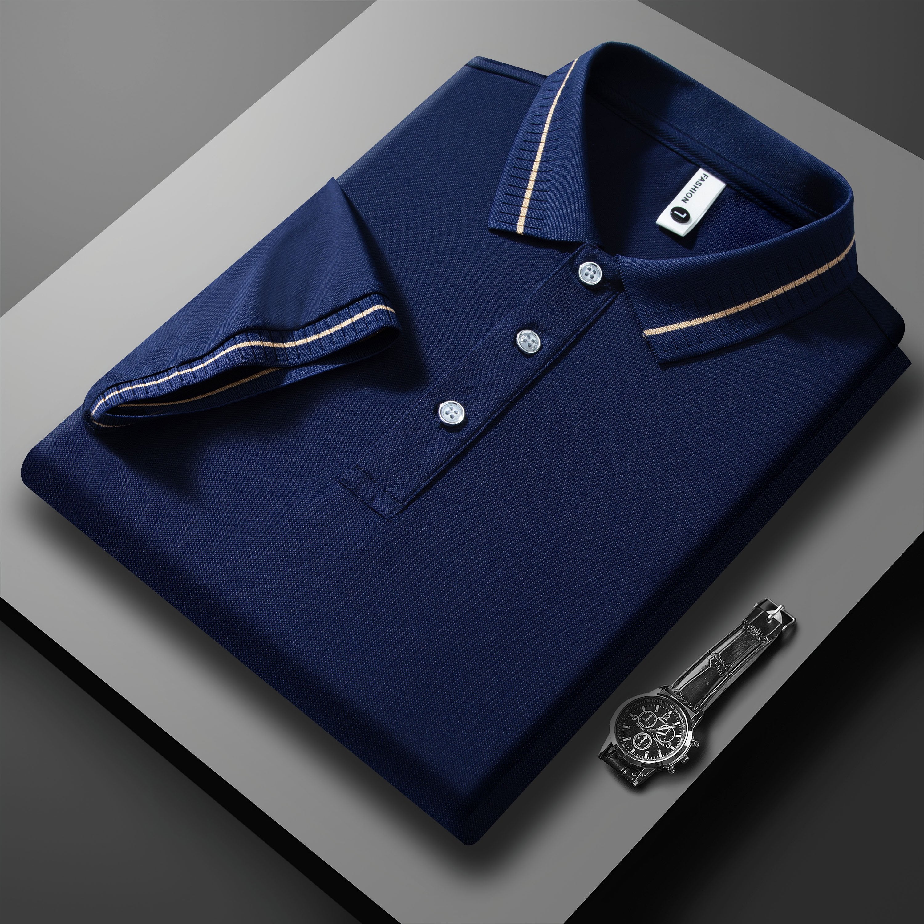 Sports Shirt 2026 Hot Sale Mens Summer Casual Breathable Comfortable Polo Shirt Mens Solid Color High Quality