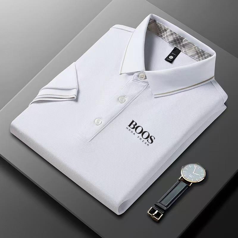 Sports Shirt New Style Embroidered Mens High-end Summer Loose Short-sleeved POLO Shirt Casual and Fashionable Top
