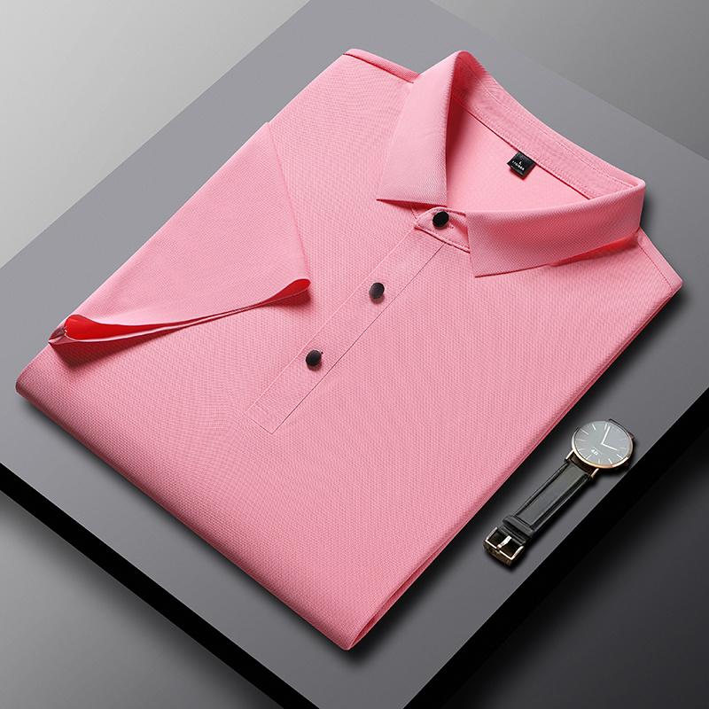 Sports Shirt YJKVUR 2026 Summer New Polo Shirt Men 3 Buttons Casual Work T Shirts Quick Dry Short Sleeve Golf