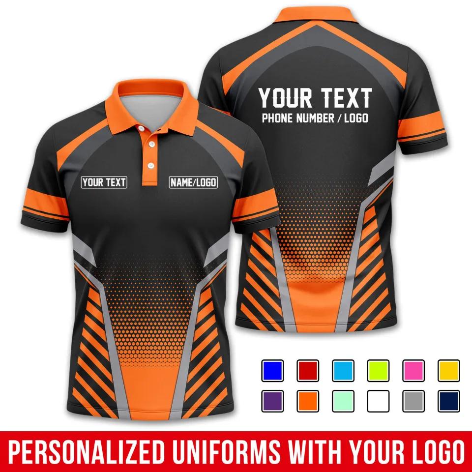 Sports Shirt Fashion Men Women Stripe Graphic Polo Shirt For Men Custom Name Text 3D Printed Polo Shirts Trend