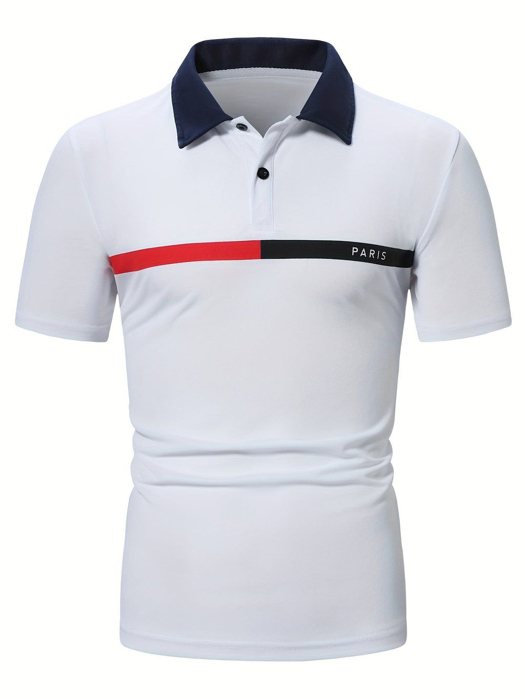Sports Shirt Mens Fashion Casual Short Sleeved 2026 Golf Lapel Polo Shirt Fashion Sports Casual Summer Short