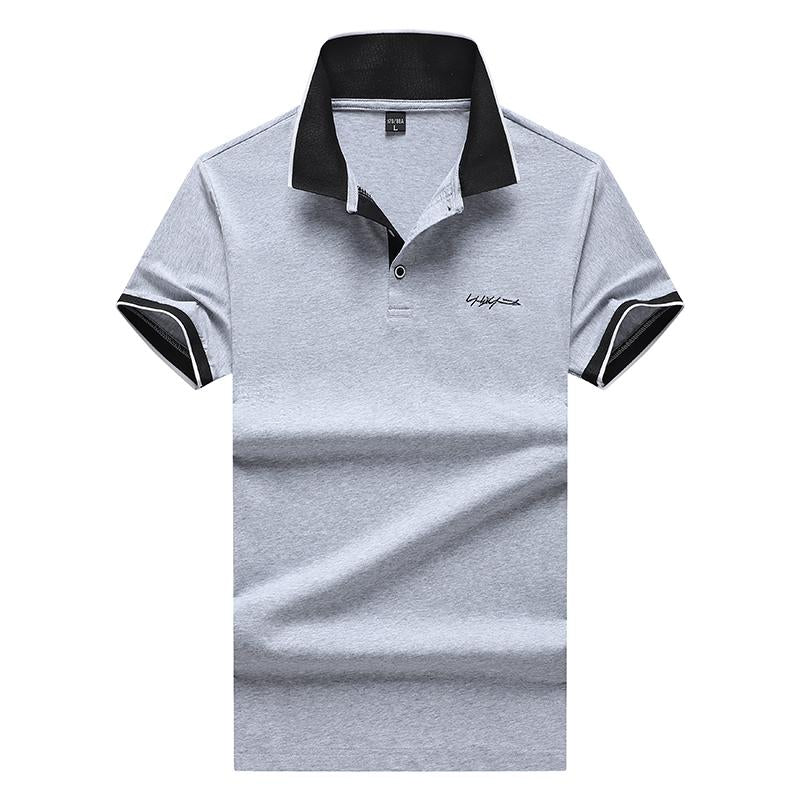 Sports Shirt Cotton Golf Polo Giraffe Shirt Men Quality Embroidery Summer Short Sleeve Polo Shirts Casual