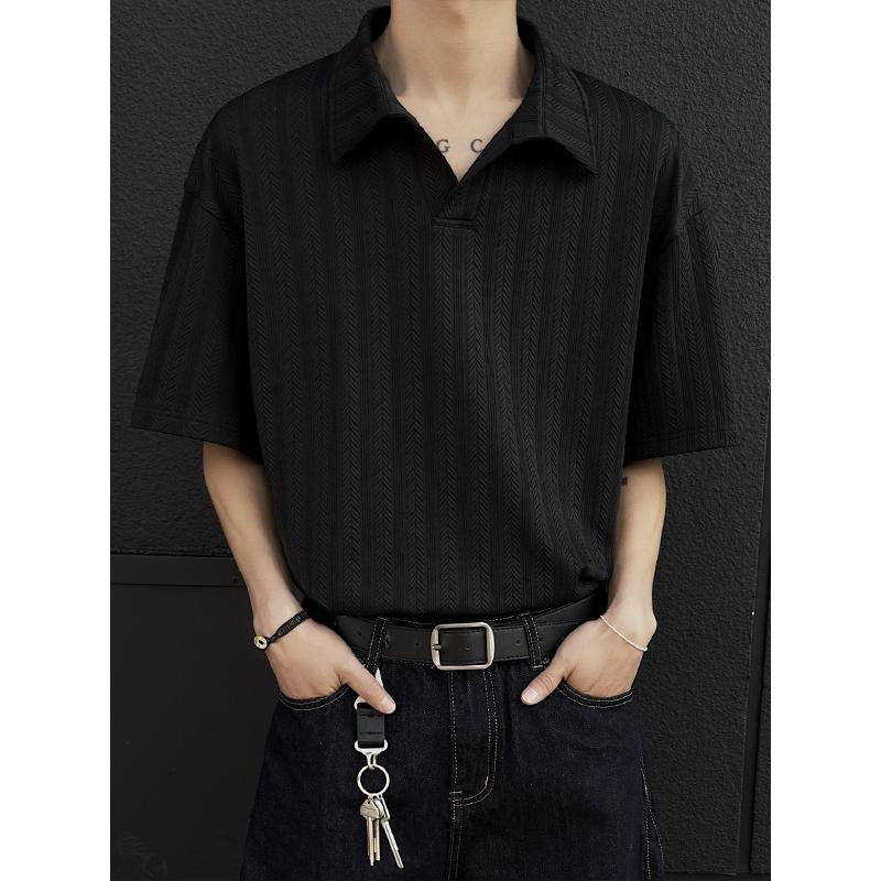 Sports Shirt Mens Summer Polo Shirt Short Sleeve Breathable Streetwear Tops Solid Color Male Polo Male Polo