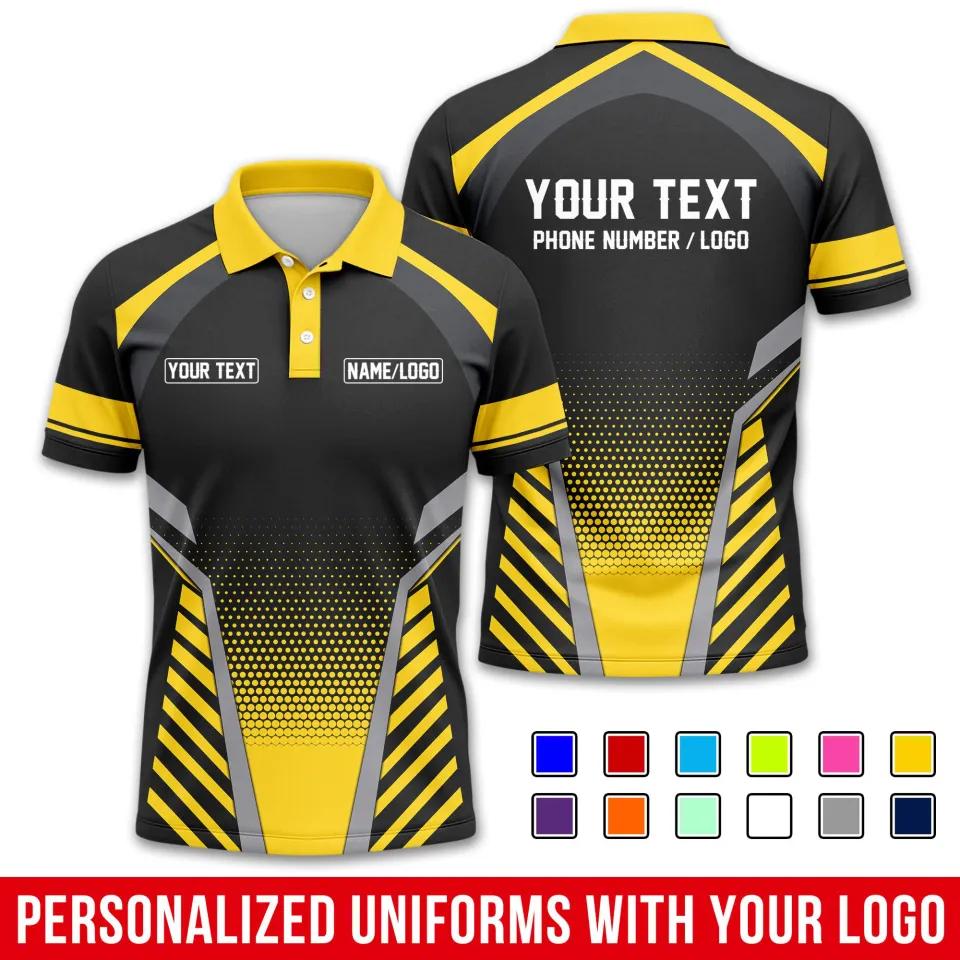Sports Shirt Fashion Men Women Stripe Graphic Polo Shirt For Men Custom Name Text 3D Printed Polo Shirts Trend