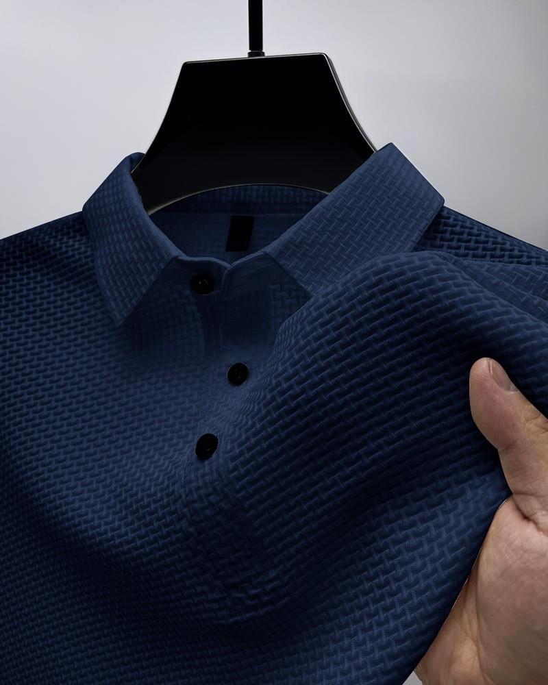 Sports Shirt Mens versatile high-end mesh top with cooling effect and quick-drying fabric Pure color short sleeve