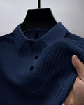 Sports Shirt Mens versatile high-end mesh top with cooling effect and quick-drying fabric Pure color short sleeve