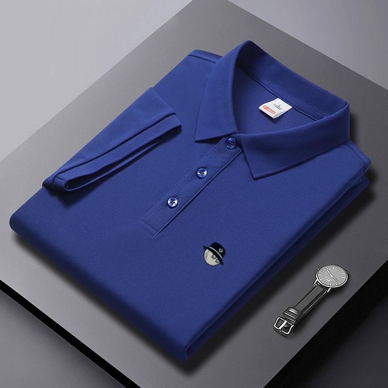 Sports Shirt 2026 new mens golf short sleeves polo shirt lapel printing ventilate t-shirt business leisure