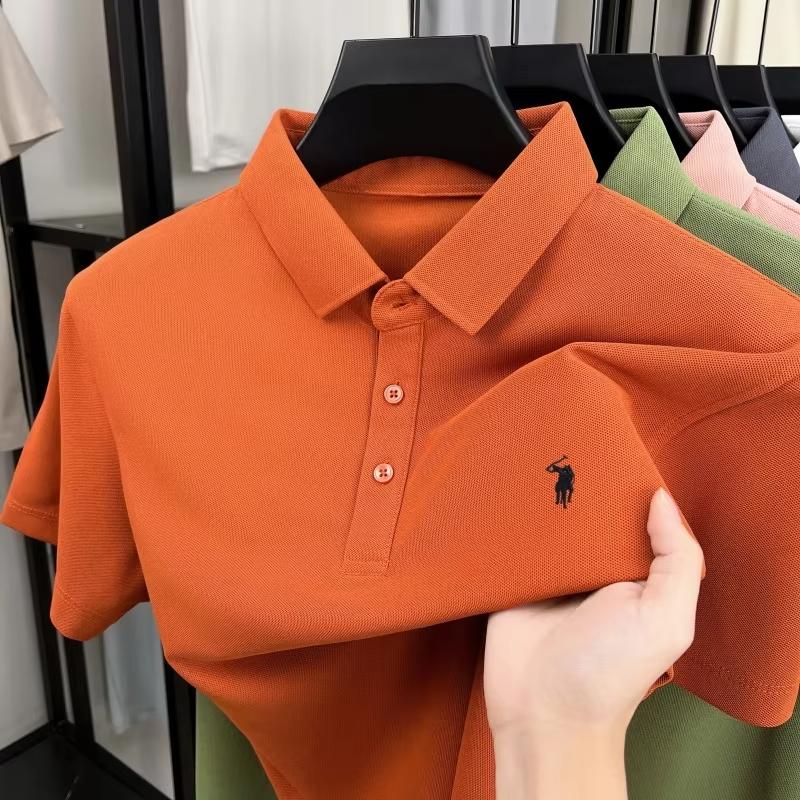 Sports Shirt 2026 Mens premium summer polo shirt quick drying breathable casual business fashion sports short