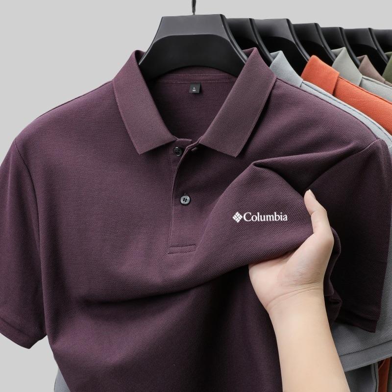Sports Shirt Summer Mens 100 Cotton Luxury Short Sleeve Polo Shirt Exquisite Customized Embroidered Casual