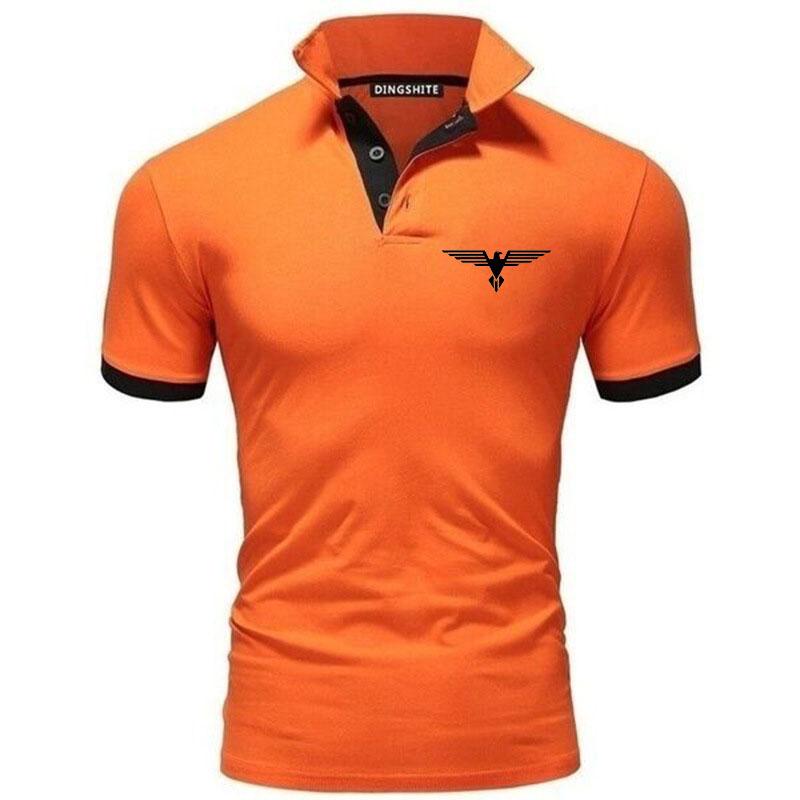Sports Shirt Polo collar contrasting color shirt office fashionable new T-shirt polo shirt mens summer top