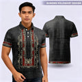 Sports Shirt 2026 Unisex Barong POLO Shirt Philippines Barong Wear POLO Shirt Short Sleeve Festival Casual Shirt