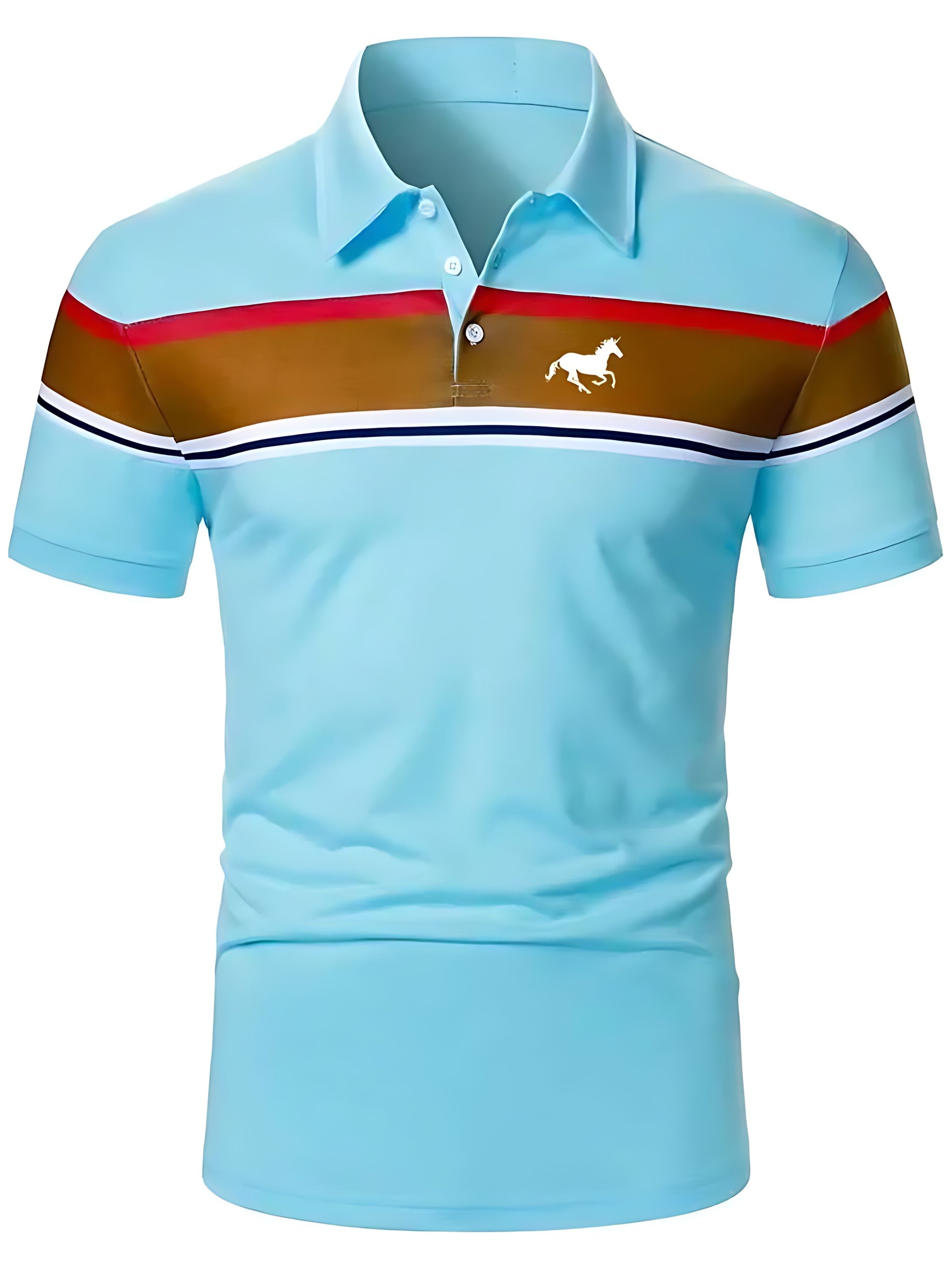 Sports Shirt 2026 Summer New Style Mens Polo Shirt - Breathable Lightweight Casual Fashionable 3D Print -