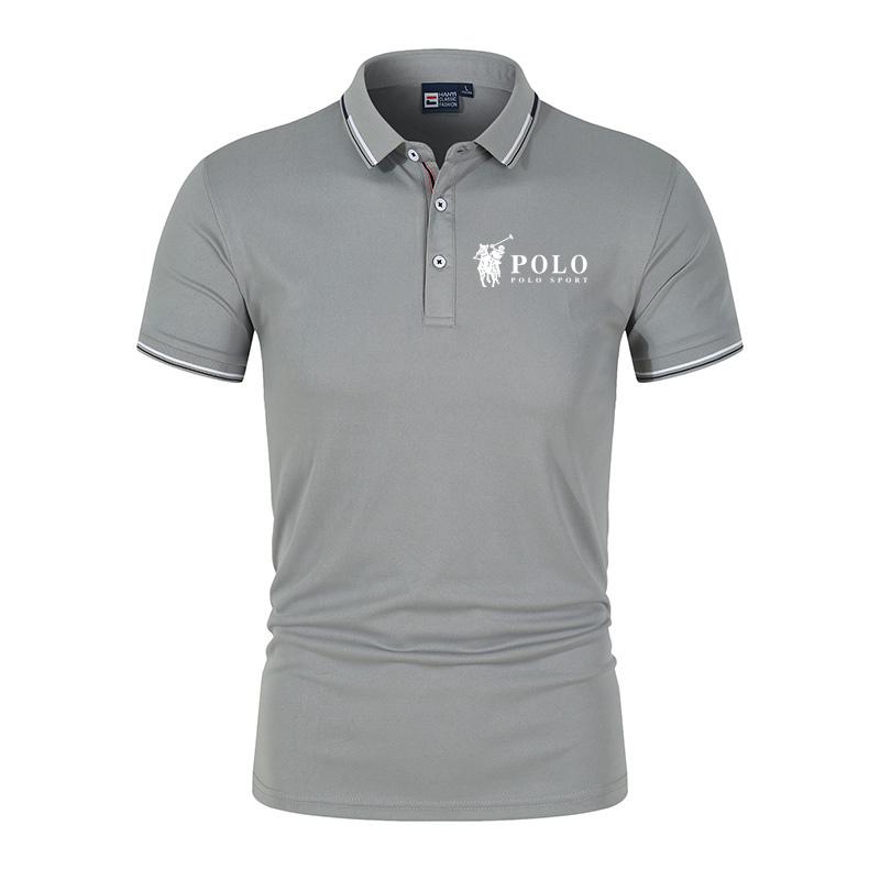 Sports Shirt Mens premium summer polo shirt quick drying breathable casual business fashion sports short sleeved
