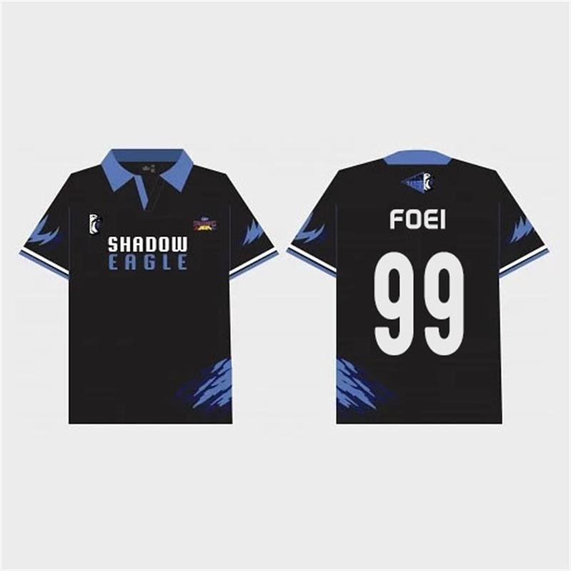 Sports Shirt 2026 Gmmtv Starlympic Futsal Shadow Eagle Short Sleeve Lapel Sports 4X100 Jersey Harajuku Fashion