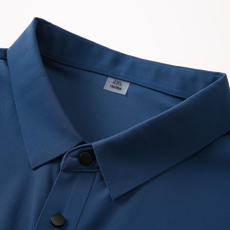 Sports Shirt YJKVUR 2026 Summer New Polo Shirt Men 3 Buttons Casual Work T Shirts Quick Dry Short Sleeve Golf