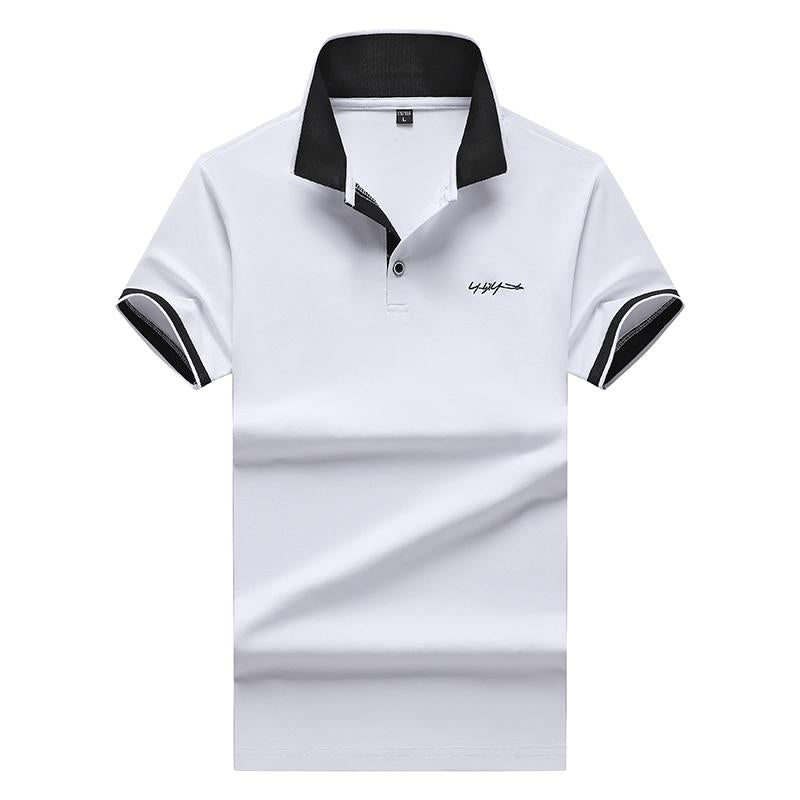 Sports Shirt Cotton Golf Polo Giraffe Shirt Men Quality Embroidery Summer Short Sleeve Polo Shirts Casual