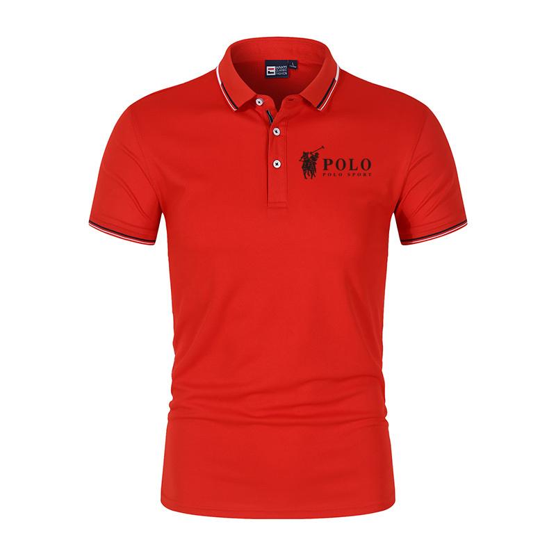 Sports Shirt Mens premium summer polo shirt quick drying breathable casual business fashion sports short sleeved