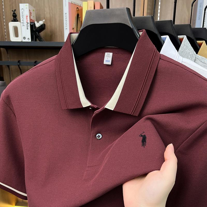 Sports Shirt 100 cotton fashionable T-shirt summer new mens short sleeve luxury custom designer brand Pony