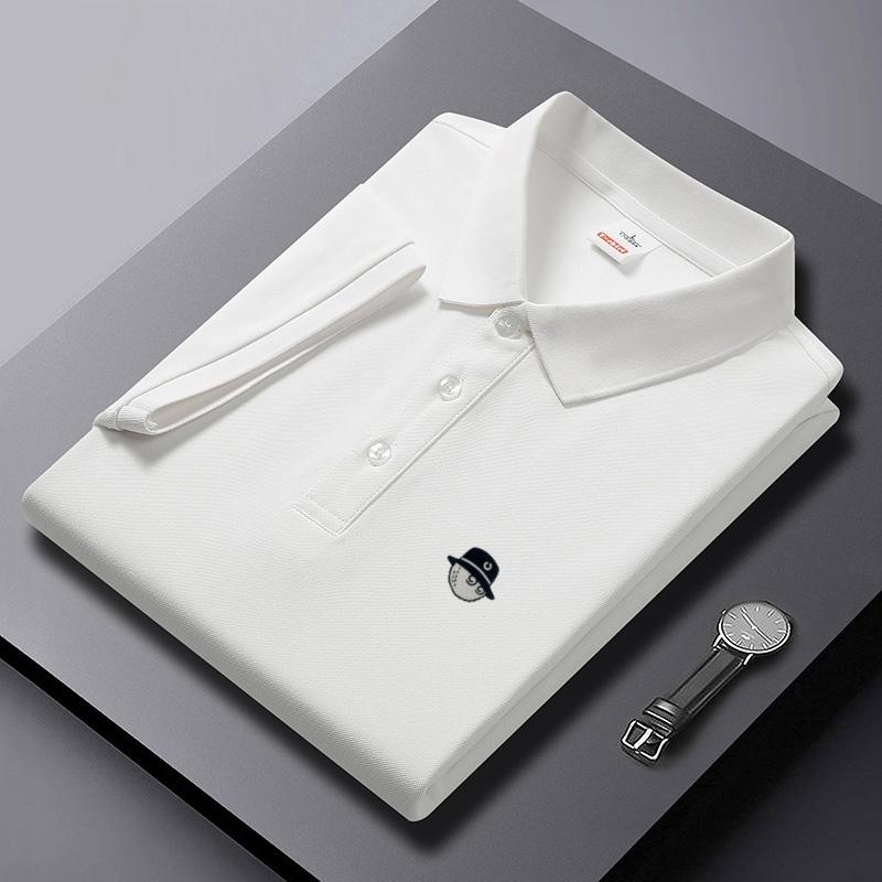 Sports Shirt 2026 new mens golf short sleeves polo shirt lapel printing ventilate t-shirt business leisure