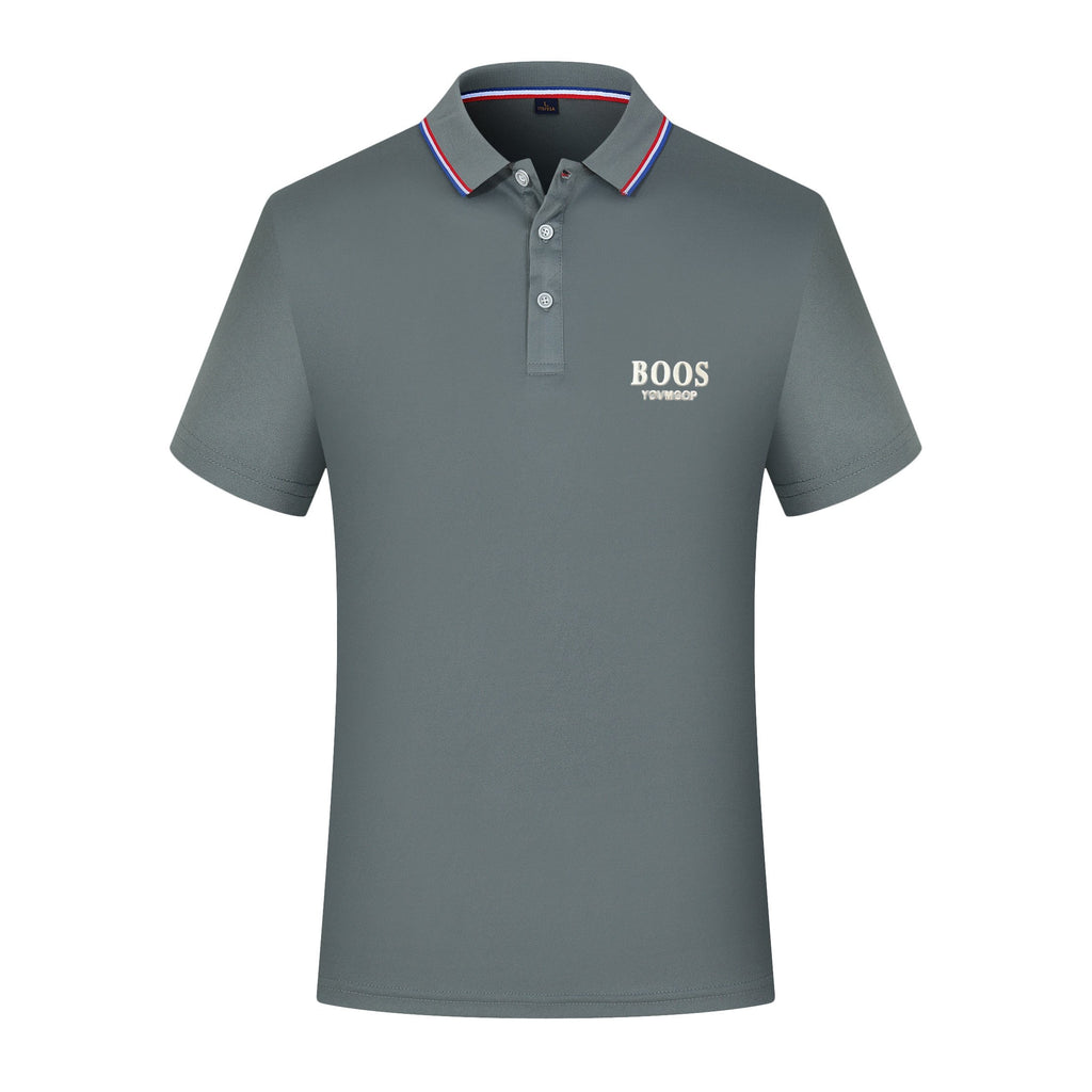 Sports Shirt 2026 Hot Sale Mens Summer Casual Breathable Comfortable Polo Shirt Mens Solid Color High Quality