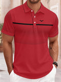 Sports Shirt 2026 Summer Mens Polo Shirt - 3D Printed Design Breathable Lightweight Stylish and Fashionable