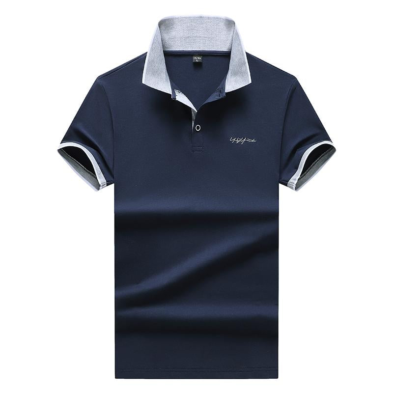 Sports Shirt Cotton Golf Polo Giraffe Shirt Men Quality Embroidery Summer Short Sleeve Polo Shirts Casual