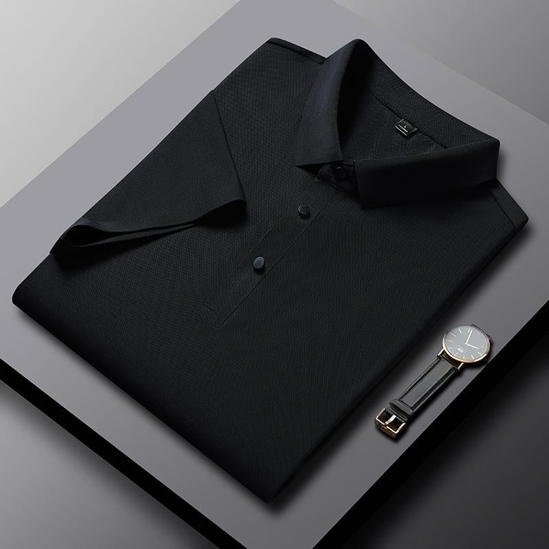 Sports Shirt YJKVUR 2026 Summer New Polo Shirt Men 3 Buttons Casual Work T Shirts Quick Dry Short Sleeve Golf