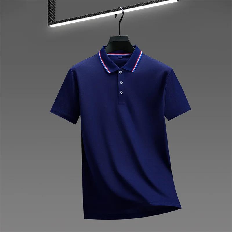 Sports Shirt Mens Casual Solid Color Short Sleeve Polo Shirt 2026 Summer Fashionable Comfortable Versatile Top