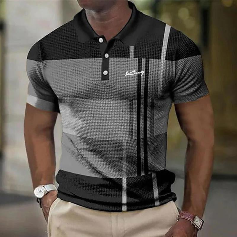 Sports Shirt Polyester Mens Polo Shirts Casual Solid Color Short Sleeve Polo Shirts for Men New Summer Desinger
