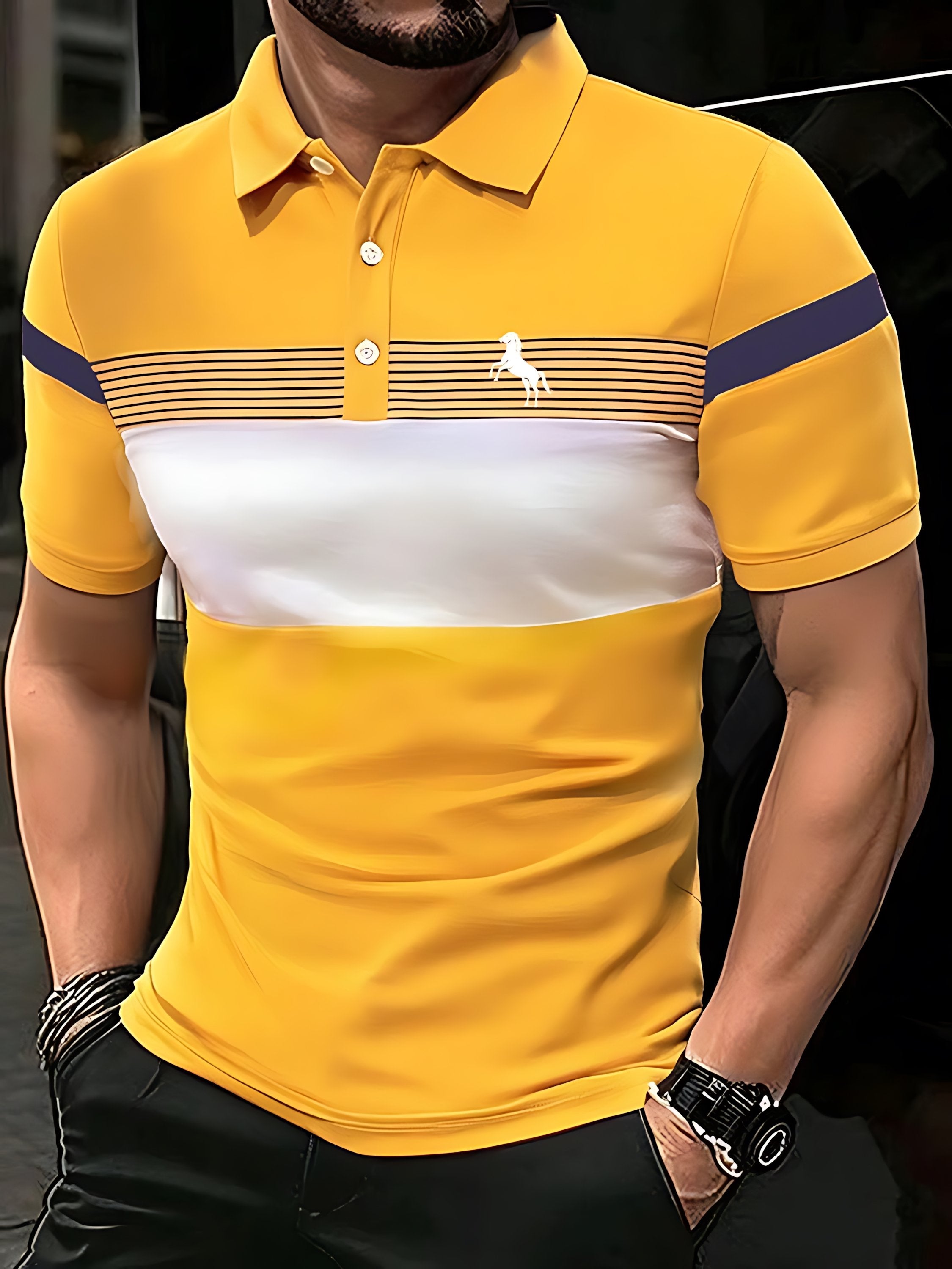Sports Shirt 2026 Summer Mens Polo Shirt - 3D Printed Design Breathable Lightweight Stylish and Fashionable