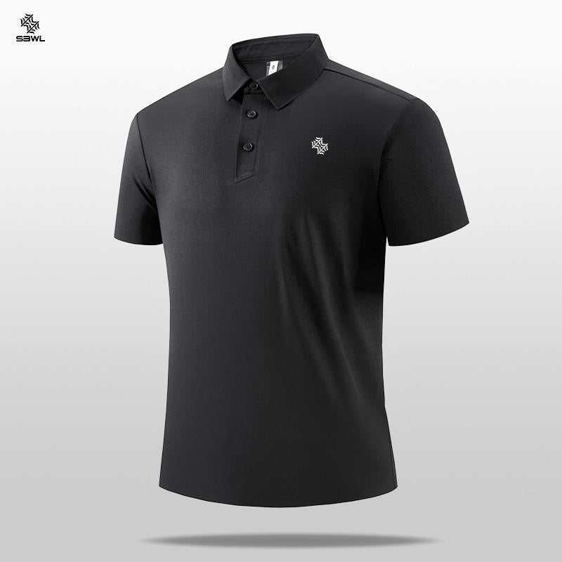 Sports Shirt SBWL Summer new high-quality mens sports POLO shirts and fashion casual short-sleeved T-shirts Tops