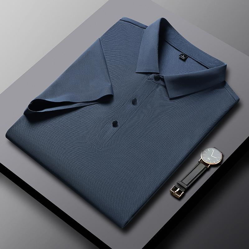 Sports Shirt YJKVUR 2026 Summer New Polo Shirt Men 3 Buttons Casual Work T Shirts Quick Dry Short Sleeve Golf