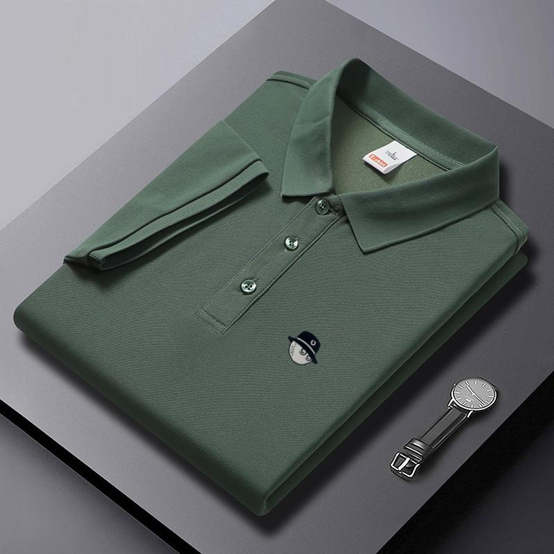 Sports Shirt 2026 new mens golf short sleeves polo shirt lapel printing ventilate t-shirt business leisure