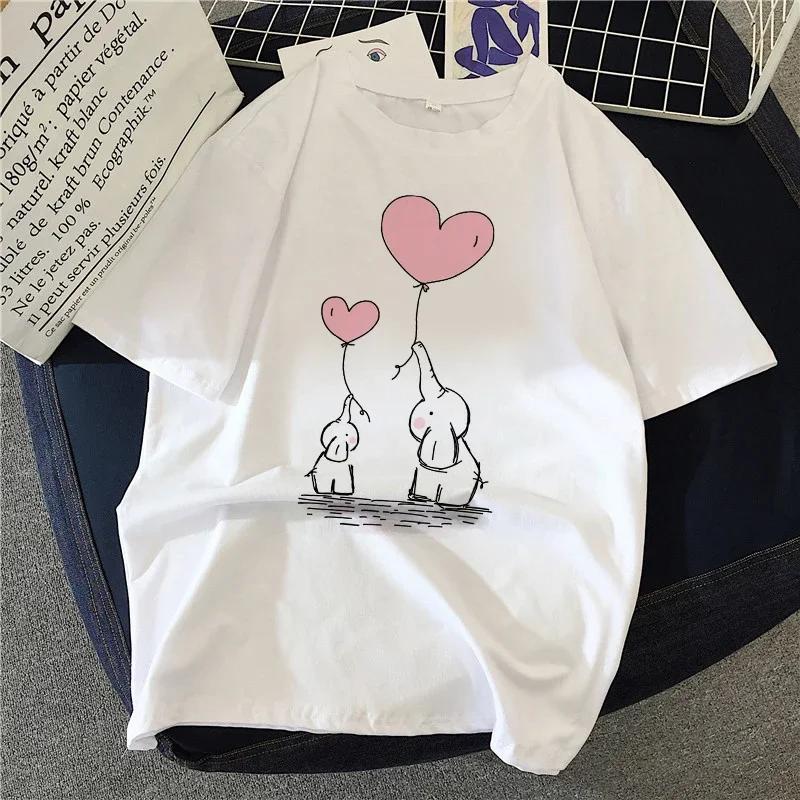90s Graphic Rock Top Tees Female Simple Brush Drawing Cat T Shirt Harajuku Vintage T-shirt Fashion