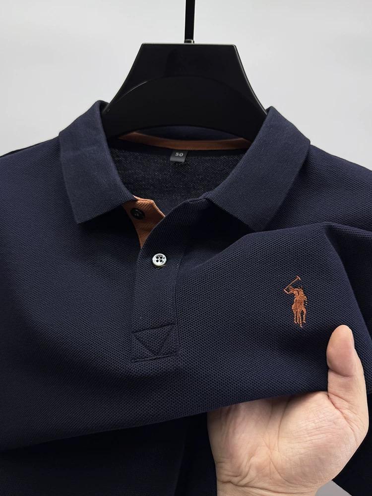 Sports Shirt High end brand 100 cotton short sleeve polo shirt mens summer fashion designer new Paul pony