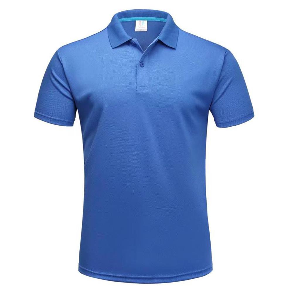 Sports Shirt Plain Dry Fit Polo T Shirts Men Breathable Polyester Golf Shirt Unisex Quick Dry Sport Collar