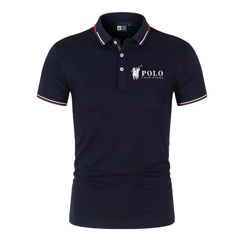 Sports Shirt Mens premium summer polo shirt quick drying breathable casual business fashion sports short sleeved
