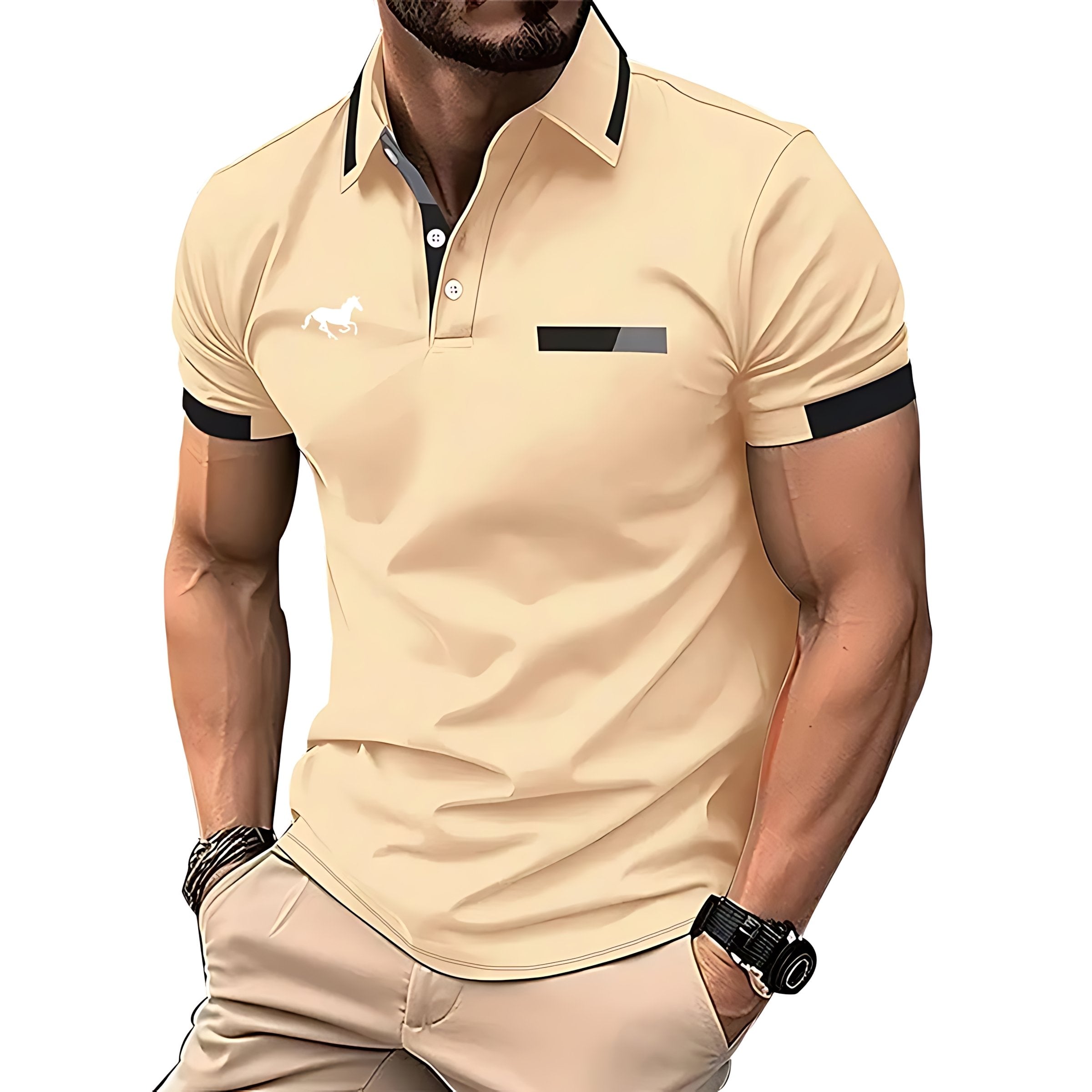 Sports Shirt 2026 Summer Mens Polo Shirt - 3D Printed Design Breathable Lightweight Stylish and Fashionable