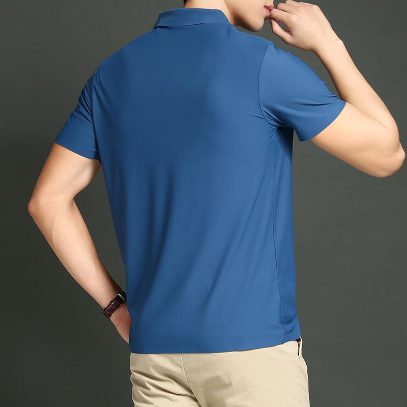 Sports Shirt YJKVUR 2026 Summer New Polo Shirt Men 3 Buttons Casual Work T Shirts Quick Dry Short Sleeve Golf