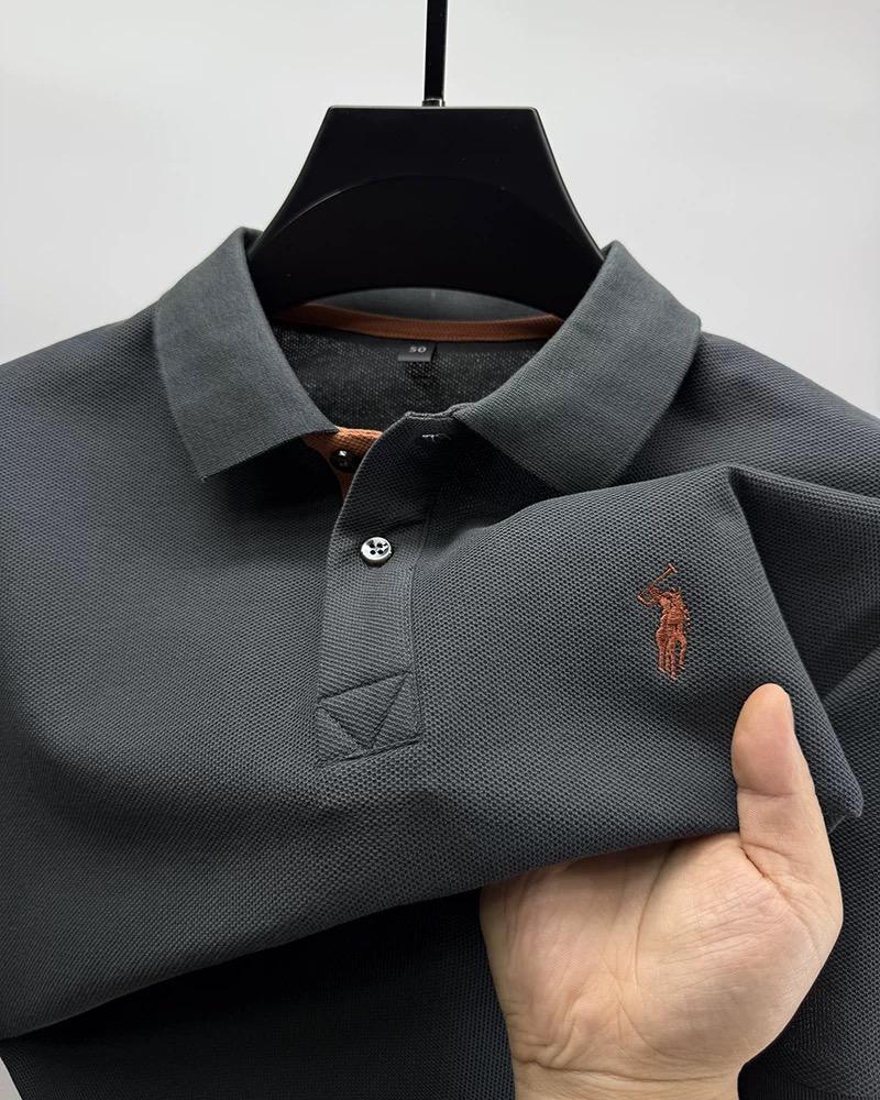 Sports Shirt High end brand 100 cotton short sleeve polo shirt mens summer fashion designer new Paul pony