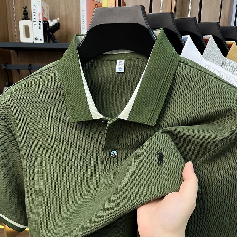Sports Shirt 100 cotton fashionable T-shirt summer new mens short sleeve luxury custom designer brand Pony