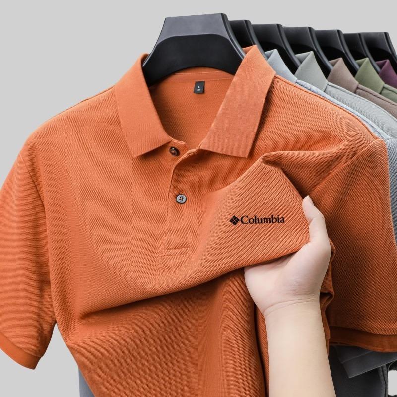 Sports Shirt Summer Mens 100 Cotton Luxury Short Sleeve Polo Shirt Exquisite Customized Embroidered Casual