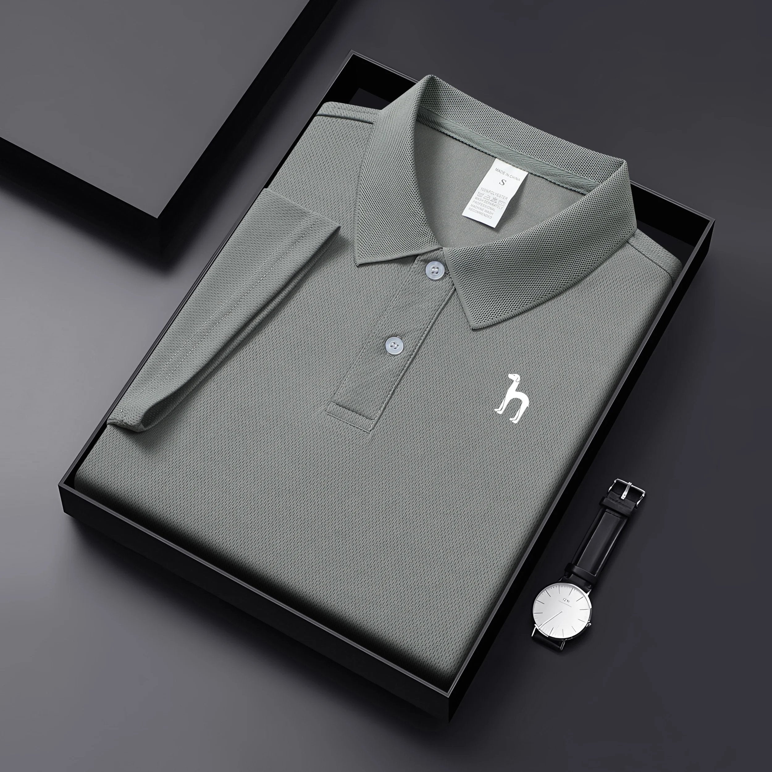 Sports Shirt 2026 Golf New Short Sleeved Mens Polo Shirt Mens Sports and Leisure T-shirt Fashionable and Simple