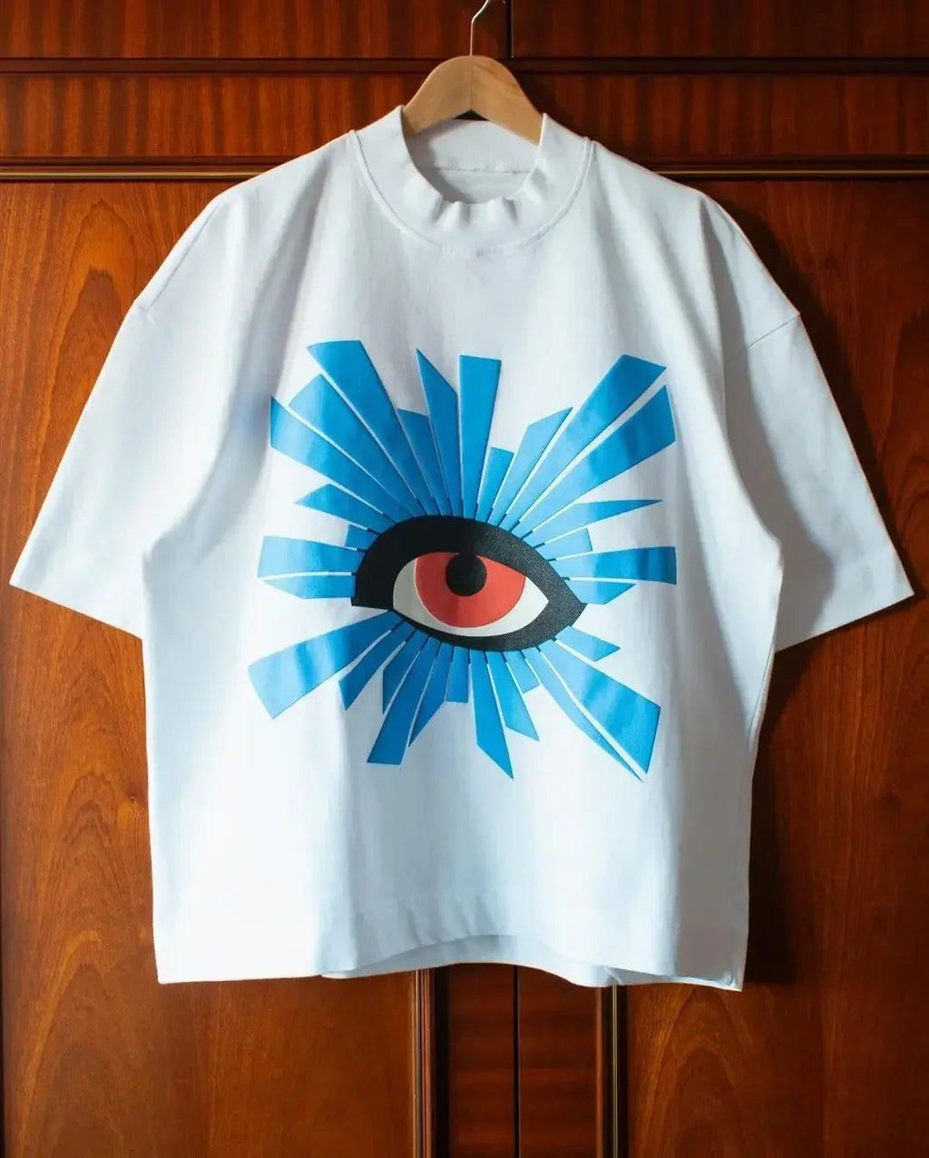 Sports Shirt Y2K Hip Hop Spirit T shirt Men Harajuku Street Eye Printed Super T shirt New Skateboard Casual Short