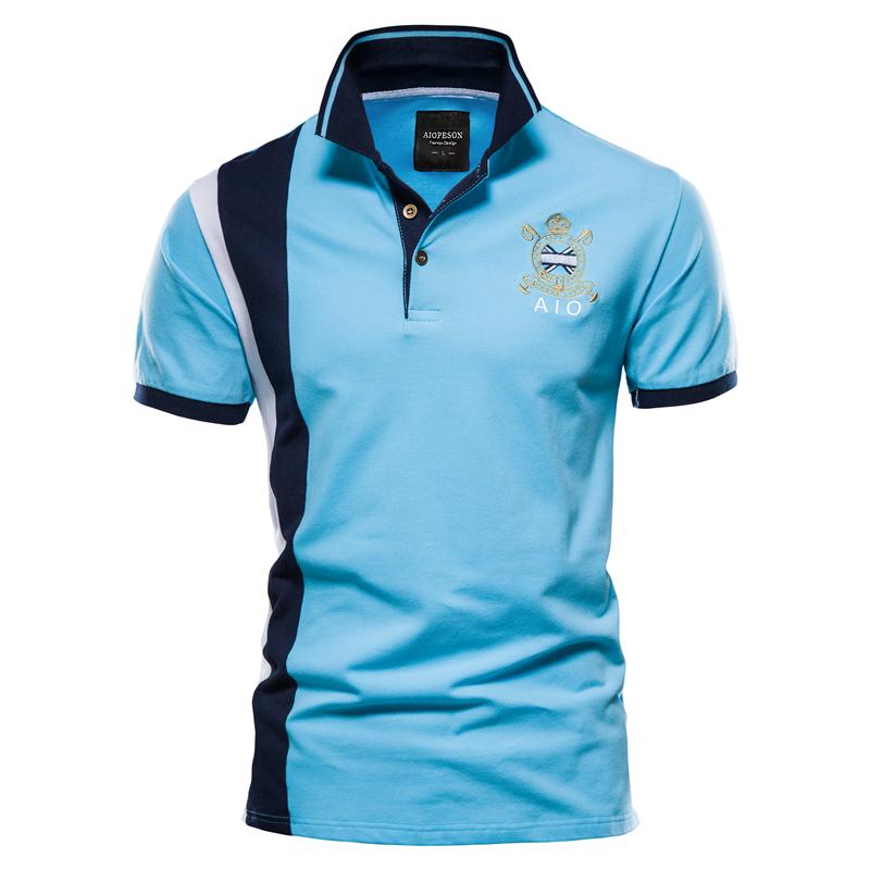 Sports Shirt 2026 New Mens Fashion Summer Stripe Printing Comfortable and Breathable Polo Shirt Outdoor Leisure