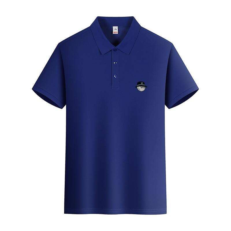 Sports Shirt 2026 new mens golf short sleeves polo shirt lapel printing ventilate t-shirt business leisure