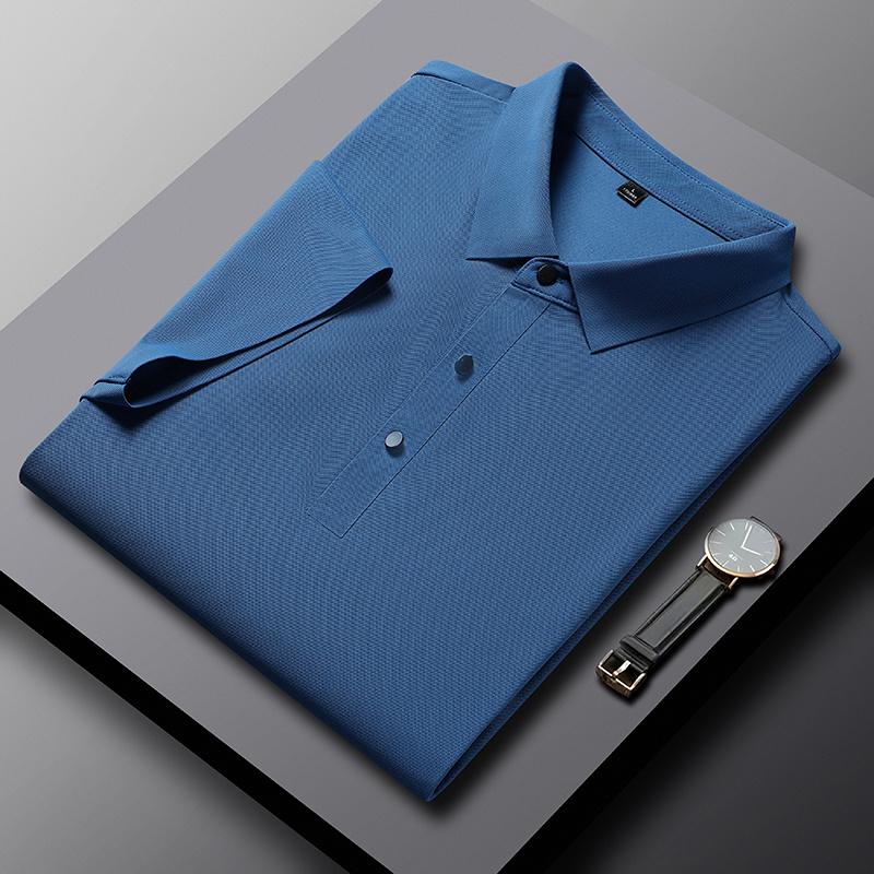 Sports Shirt YJKVUR 2026 Summer New Polo Shirt Men 3 Buttons Casual Work T Shirts Quick Dry Short Sleeve Golf