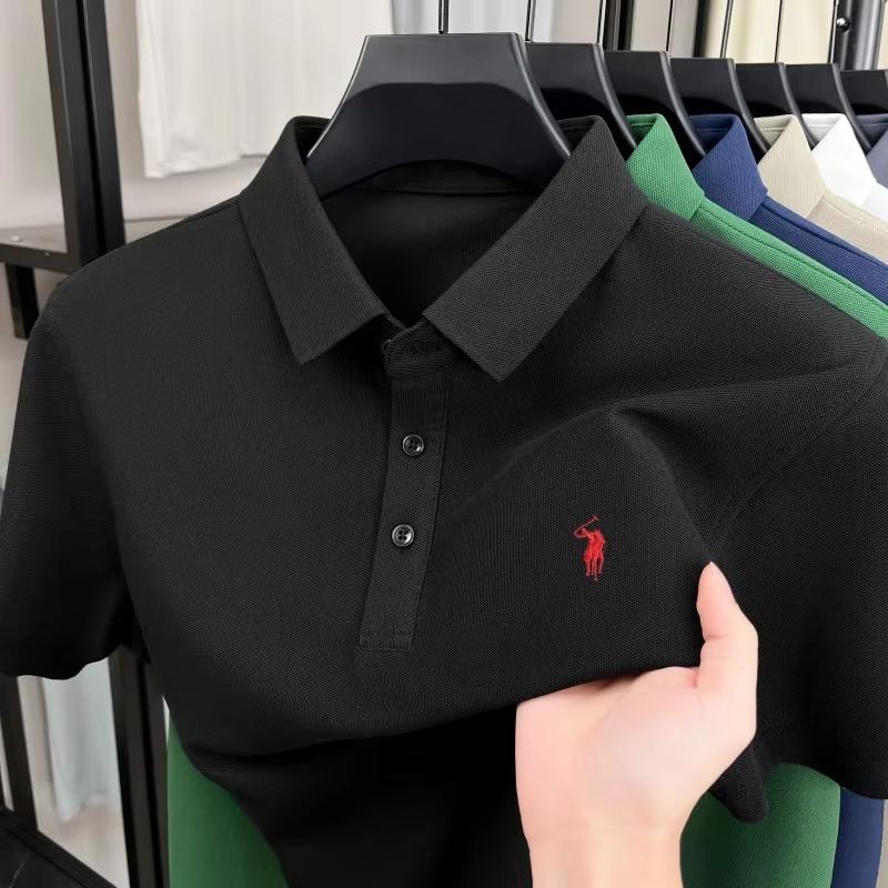 Sports Shirt 2026 Mens premium summer polo shirt quick drying breathable casual business fashion sports short